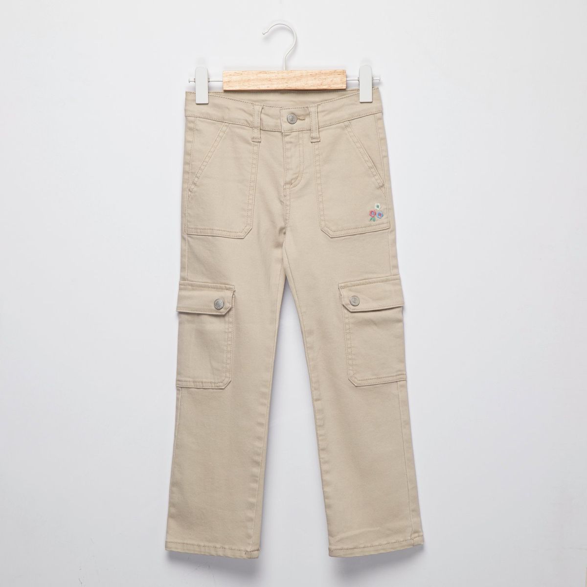 YAMP - Pantalón Niña Algodón Cargo Yamp