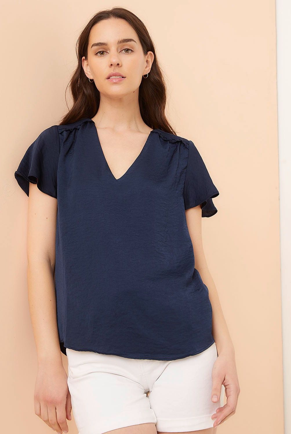 ELLE - Blusa Manga Corta Mujer Elle