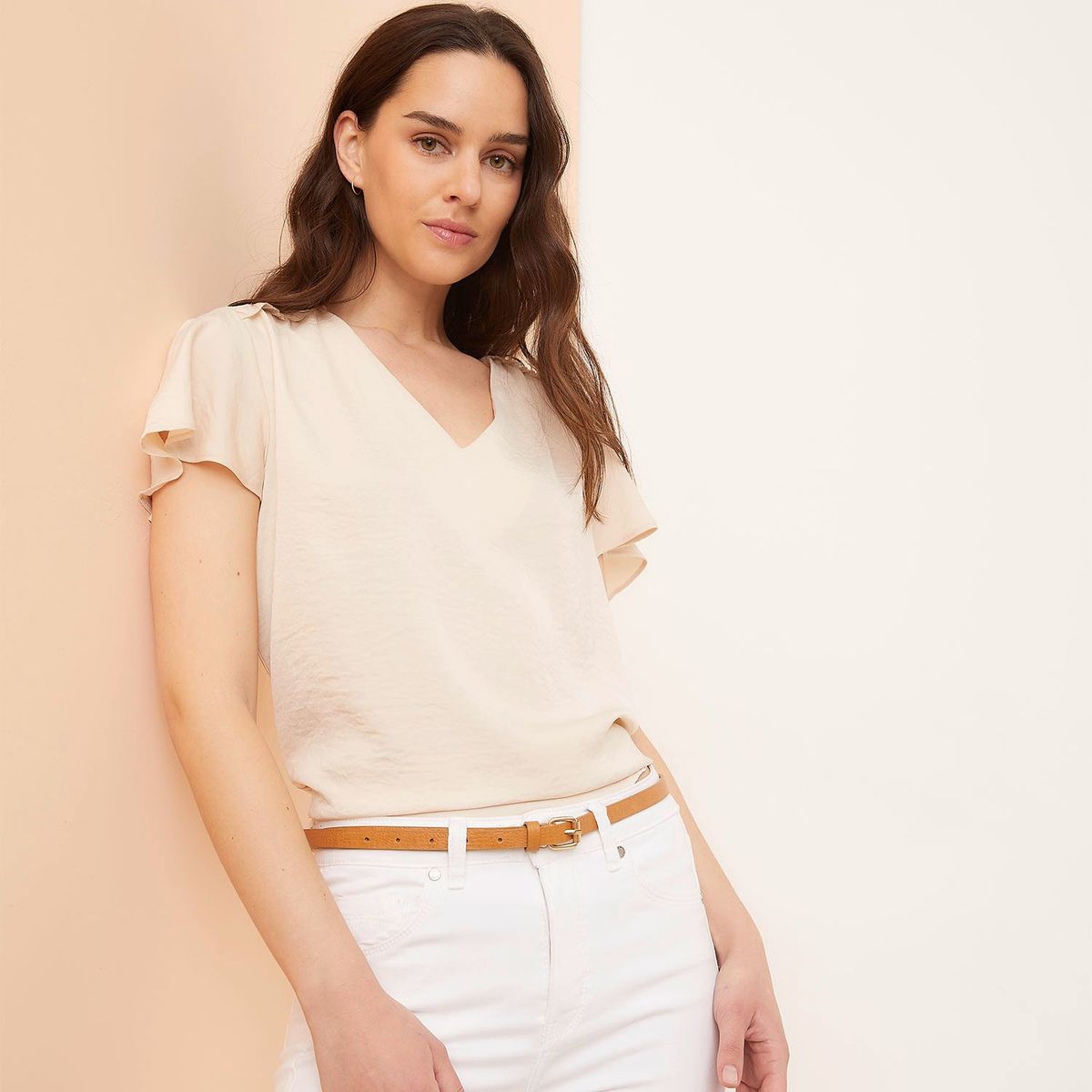 ELLE - Blusa Manga Corta Mujer Elle
