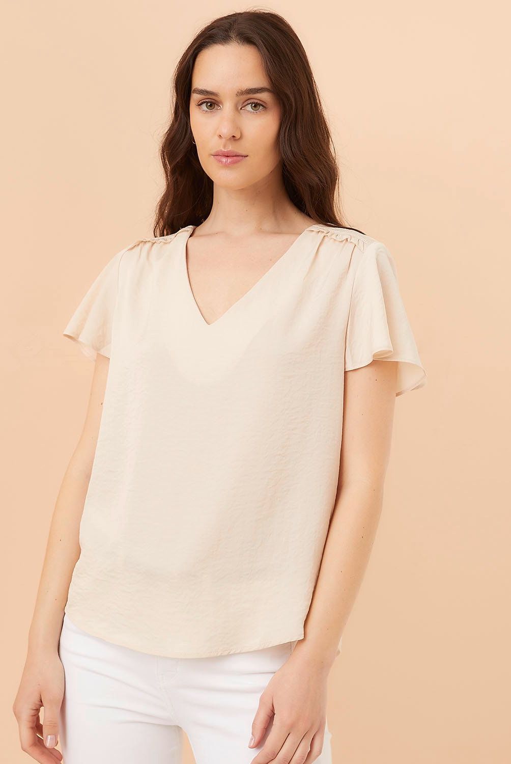 ELLE - Blusa Manga Corta Mujer Elle