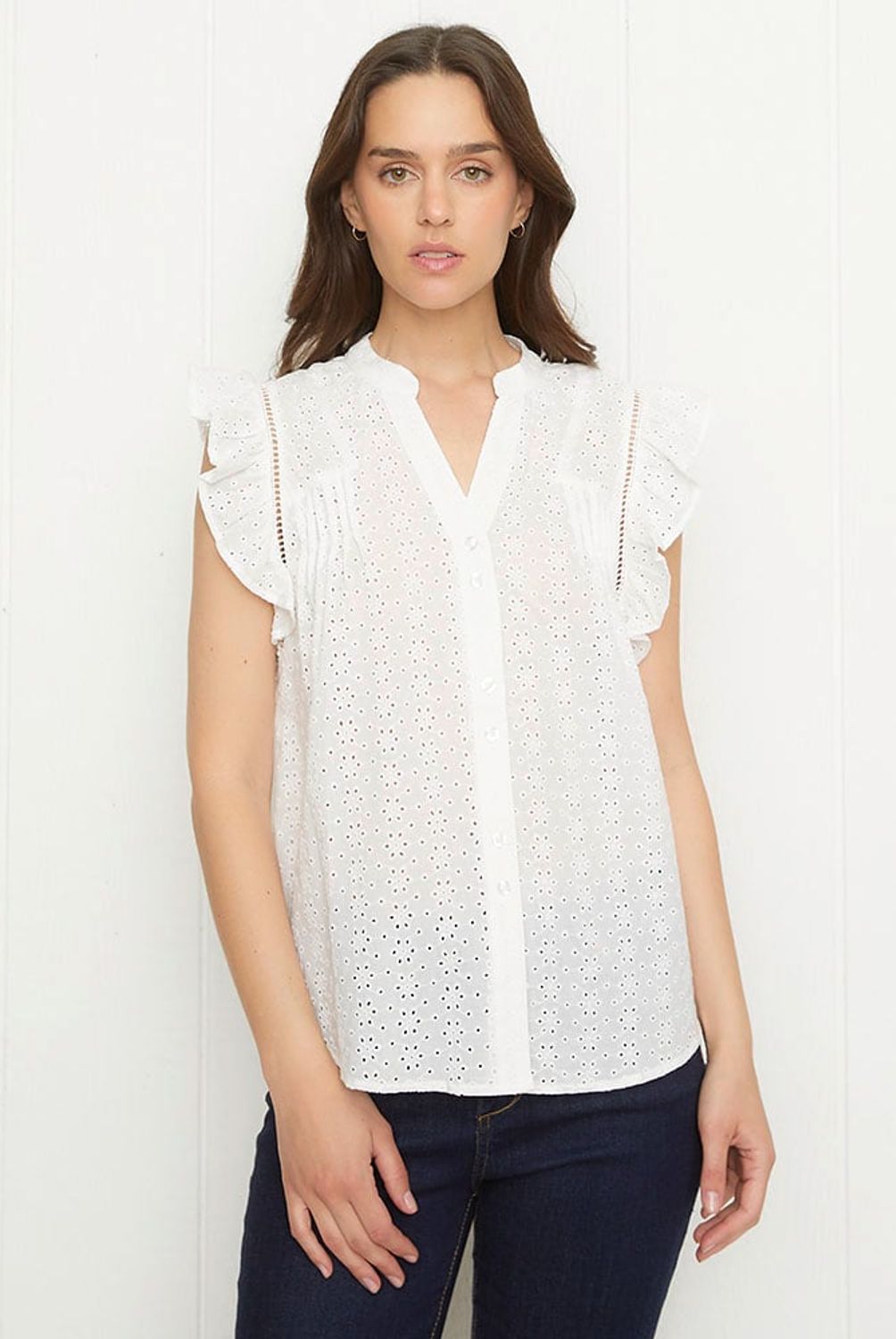 ELLE - Blusa Manga Corta Mujer Elle