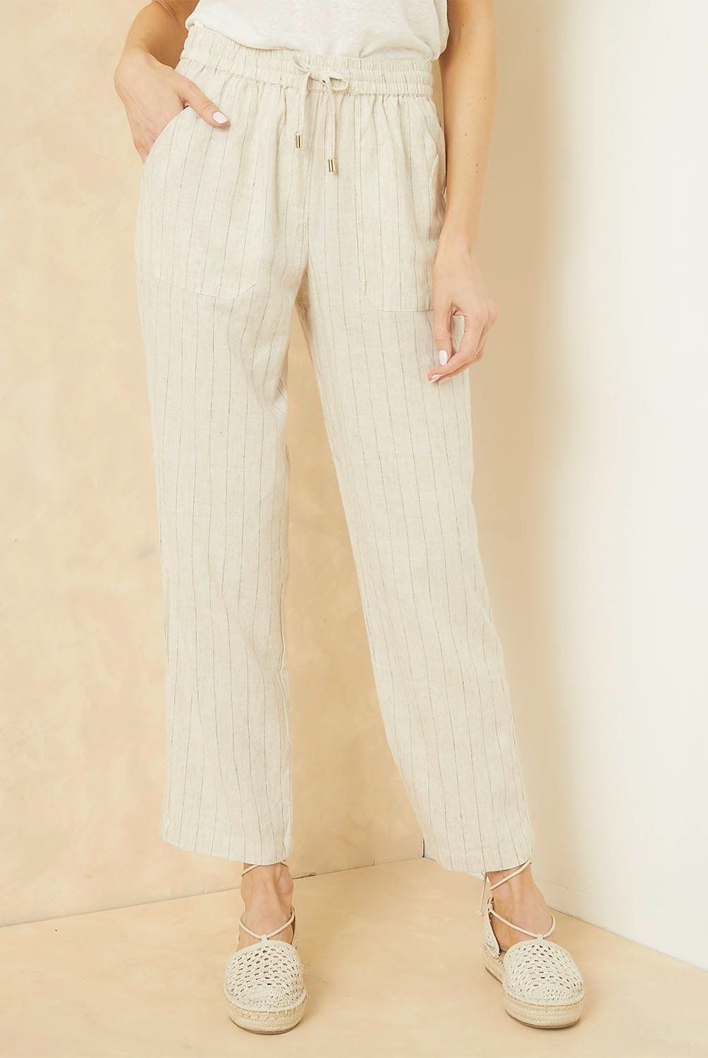 APOLOGY - Pantalón Straight Tiro Medio Mujer Apology