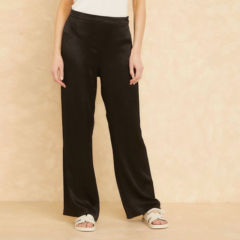 APOLOGY - Pantalón Wide Leg Tiro Alto Mujer Apology