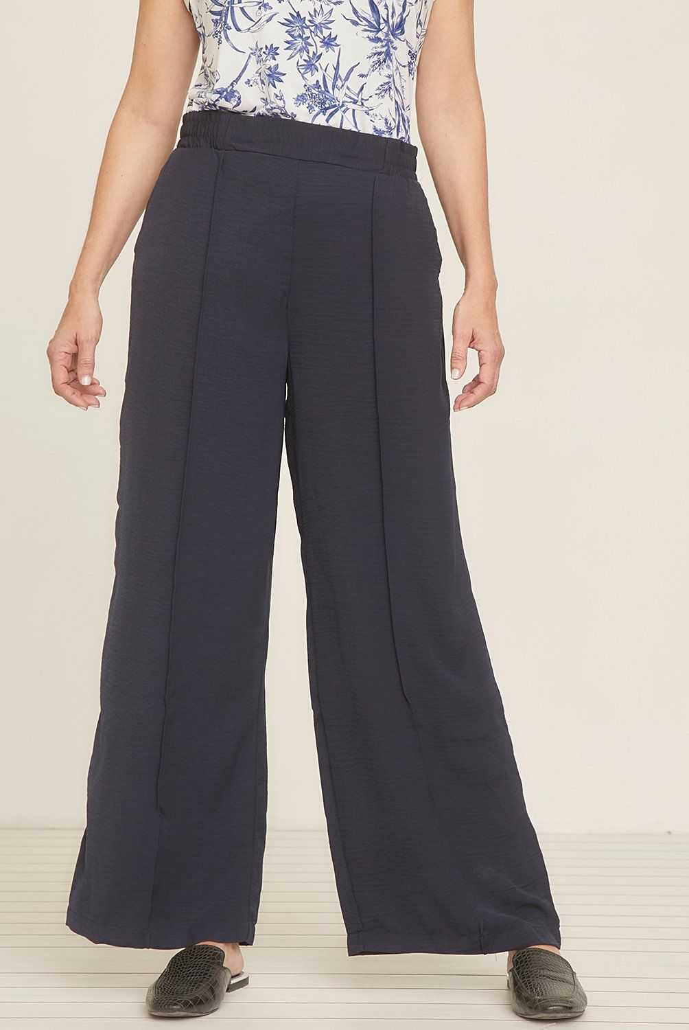 S COCCI - Pantalón S.Cocci Wide Leg Tiro Alto Mujer