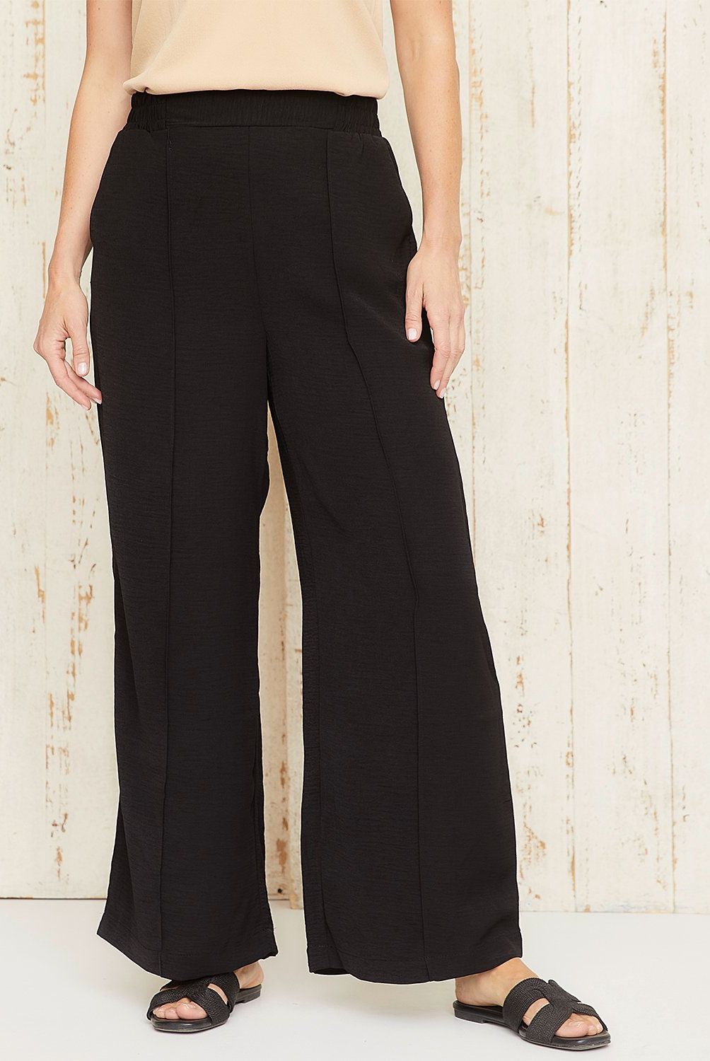S COCCI - Pantalón S.Cocci Wide Leg Tiro Alto Mujer