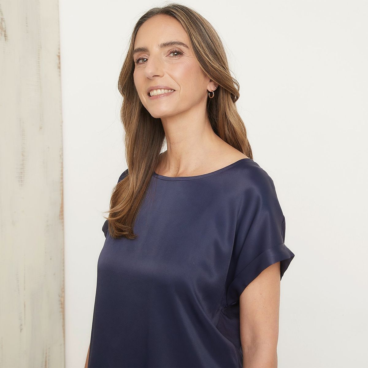 S COCCI - Blusa S Cocci Mujer Manga Corta Cuello Redondo