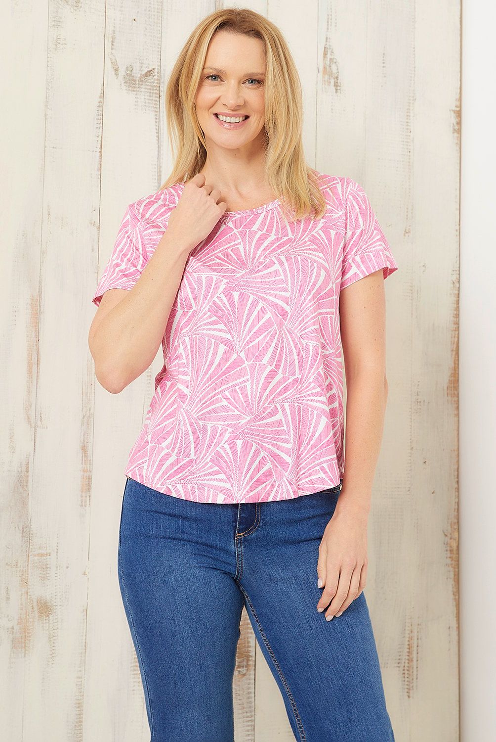 S COCCI - Polera Manga Corta Mujer Estampada Cocci