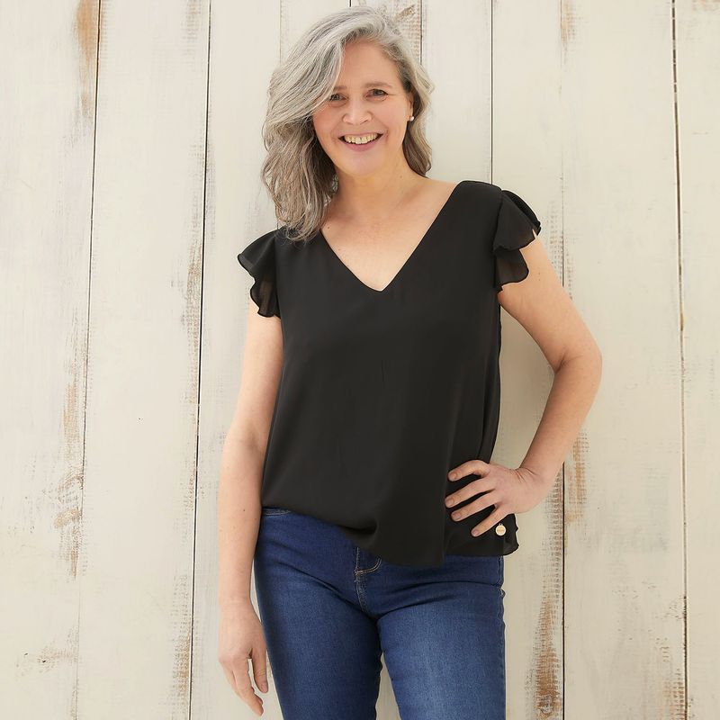 S COCCI - Blusa Manga Corta Mujer S Cocci