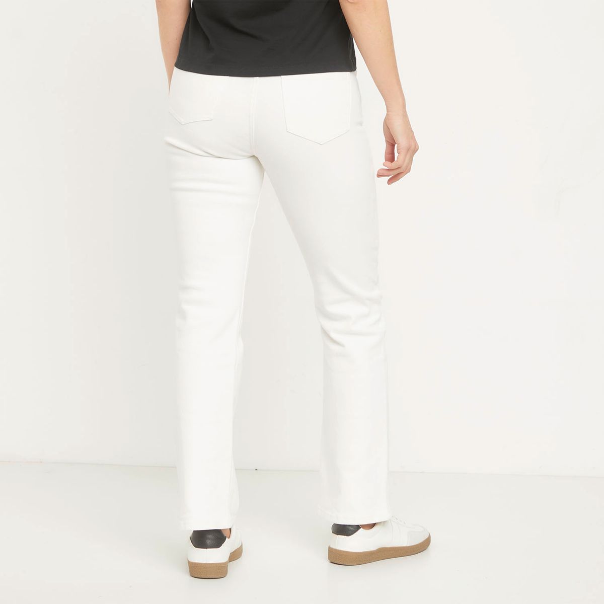 NEWPORT - Jeans Straight Tiro Medio Mujer Newport
