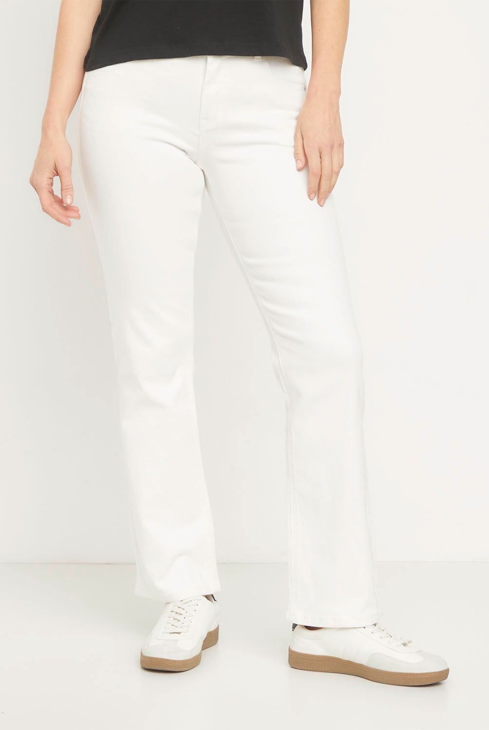 NEWPORT - Jeans Straight Tiro Medio Mujer Newport