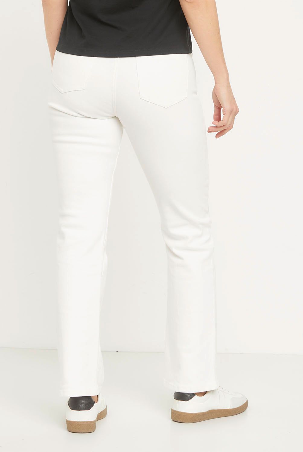 NEWPORT - Jeans Straight Tiro Medio Mujer Newport