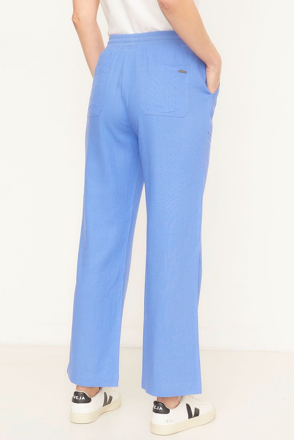 NEWPORT - Pantalón Wide Leg Tiro Alto Mujer Newport
