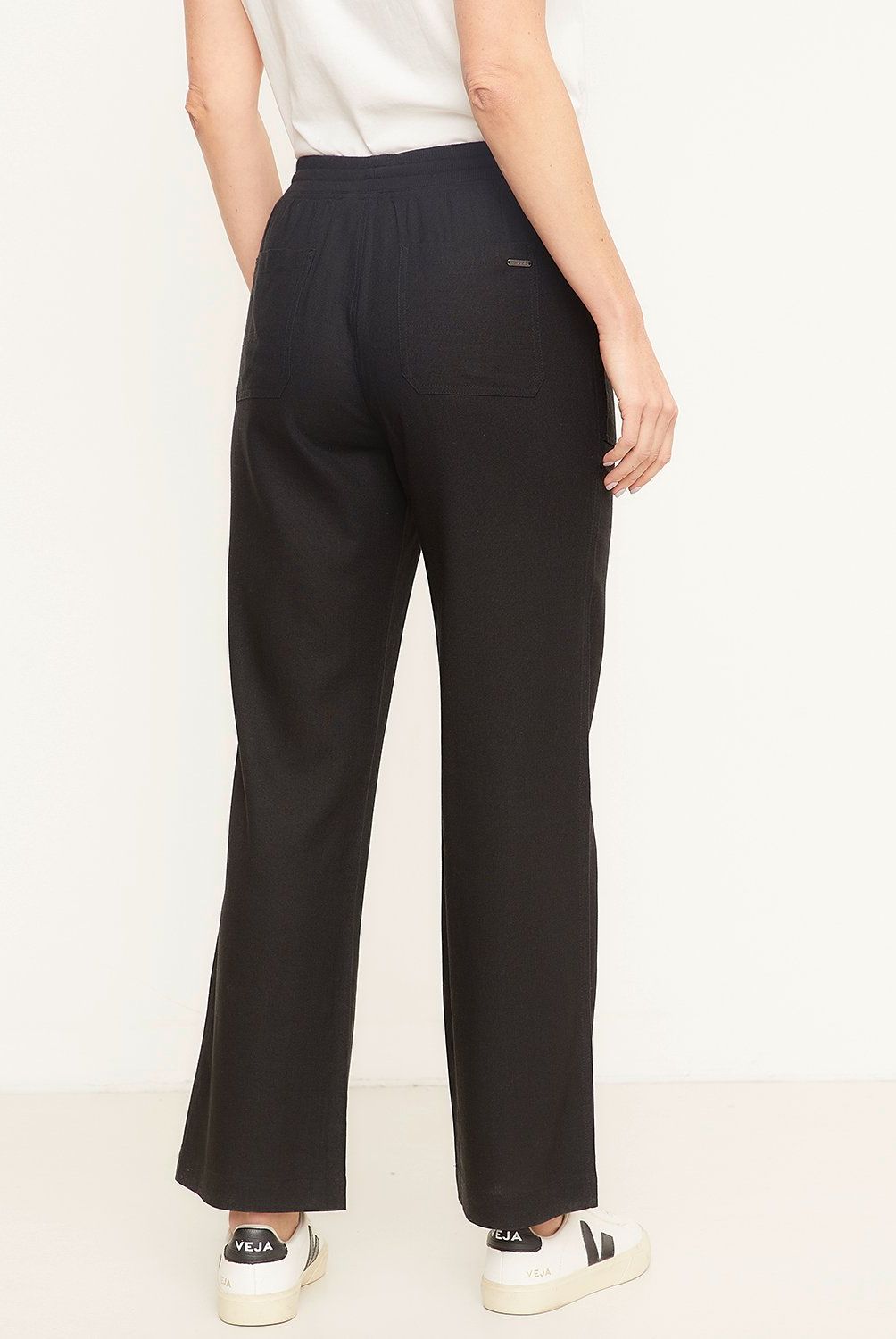 NEWPORT - Pantalón Wide Leg Tiro Alto Mujer Newport