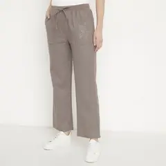 NEWPORT - Pantalón Wide Leg Tiro Alto Mujer