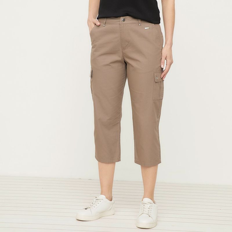 NEWPORT - Pantalón Capri Mujer Tiro Medio Newport