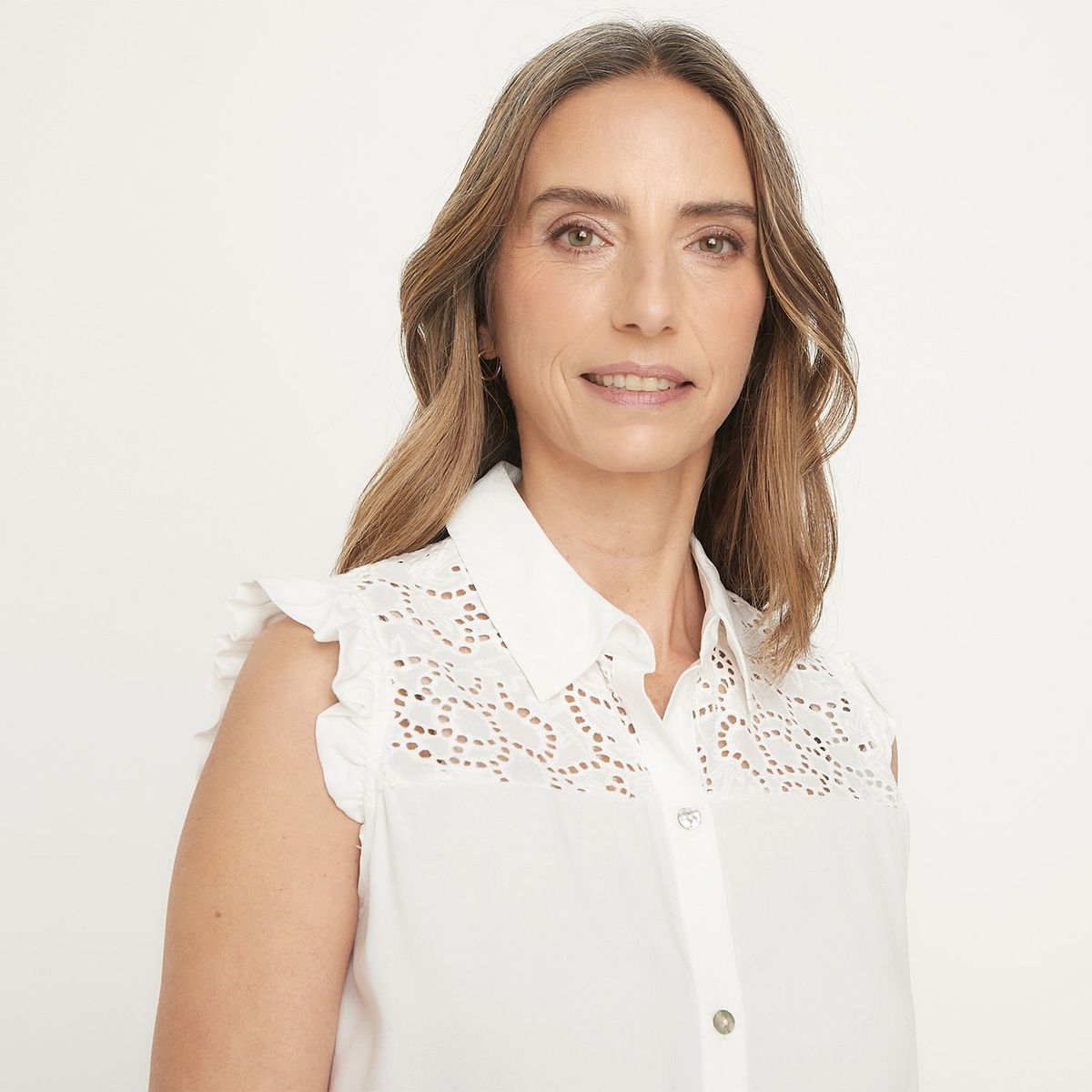 NEWPORT - Blusa Manga Corta Mujer Newport