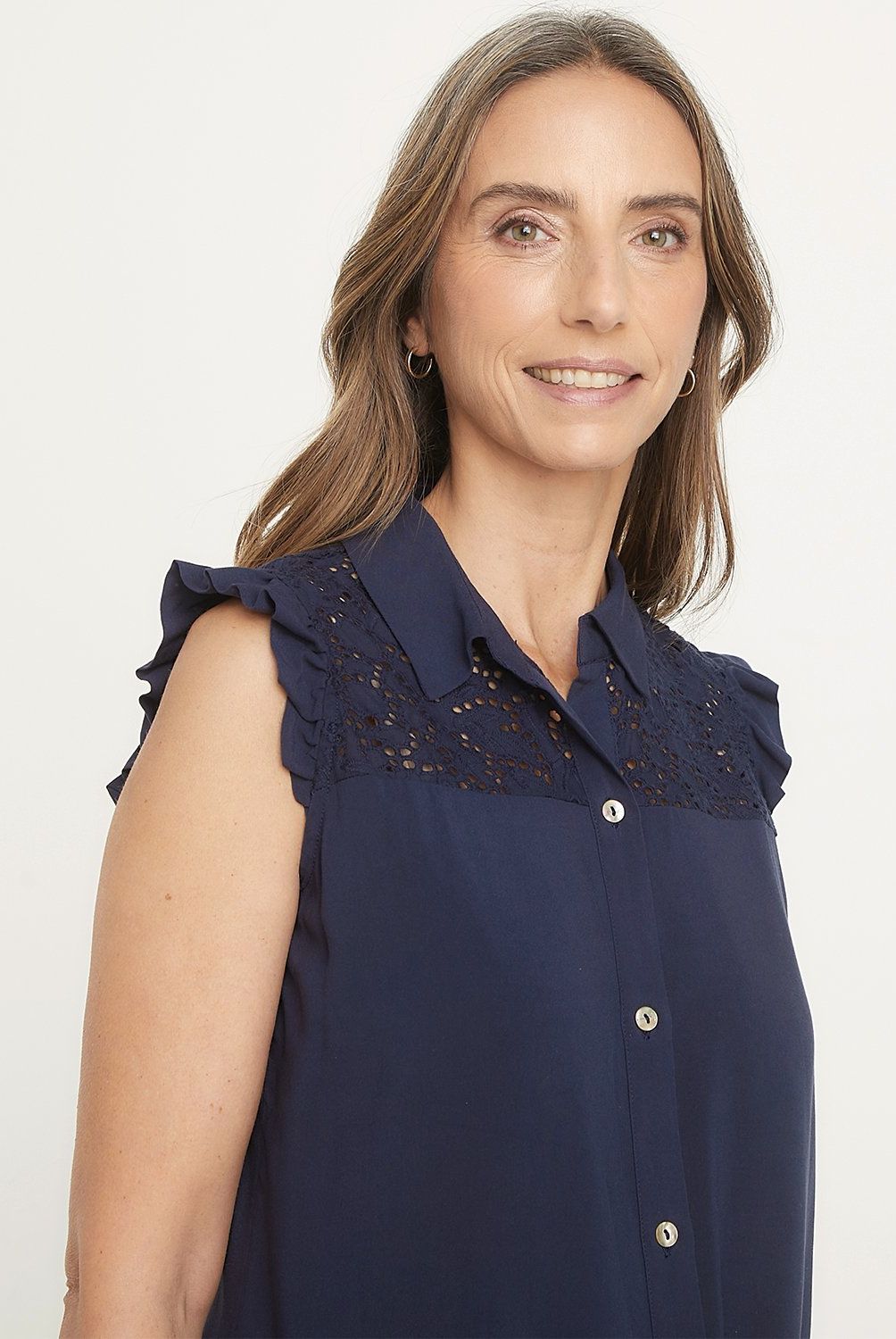 NEWPORT - Blusa Manga Corta Mujer Newport