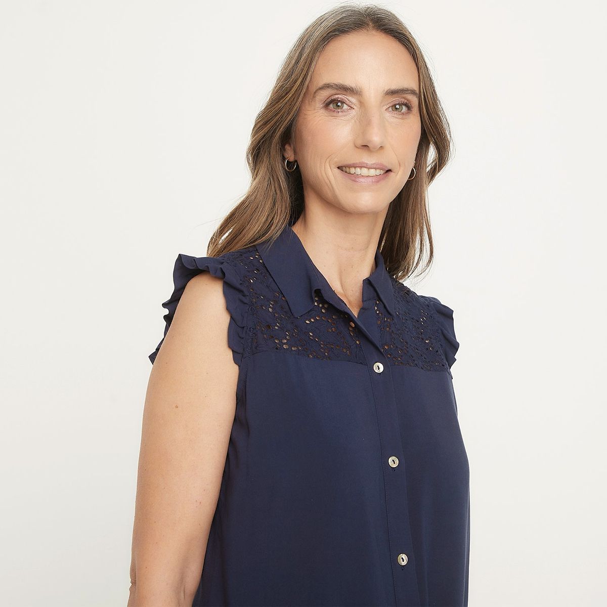 NEWPORT - Blusa Manga Corta Mujer Newport