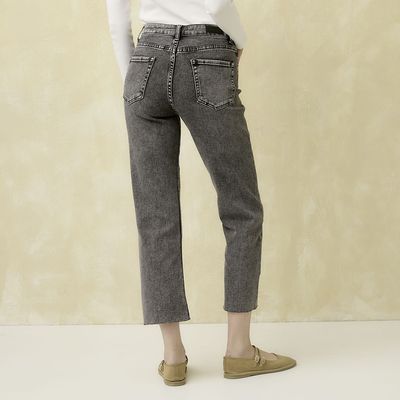 Imagen 2 del producto Jeans Straight Tiro Alto Mujer