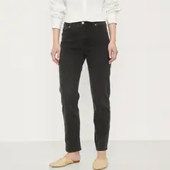 UNIVERSITY CLUB - Jeans Straight Tiro Alto Mujer