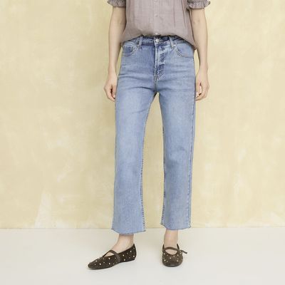 Imagen 1 del producto Jeans Straight Tiro Alto Mujer