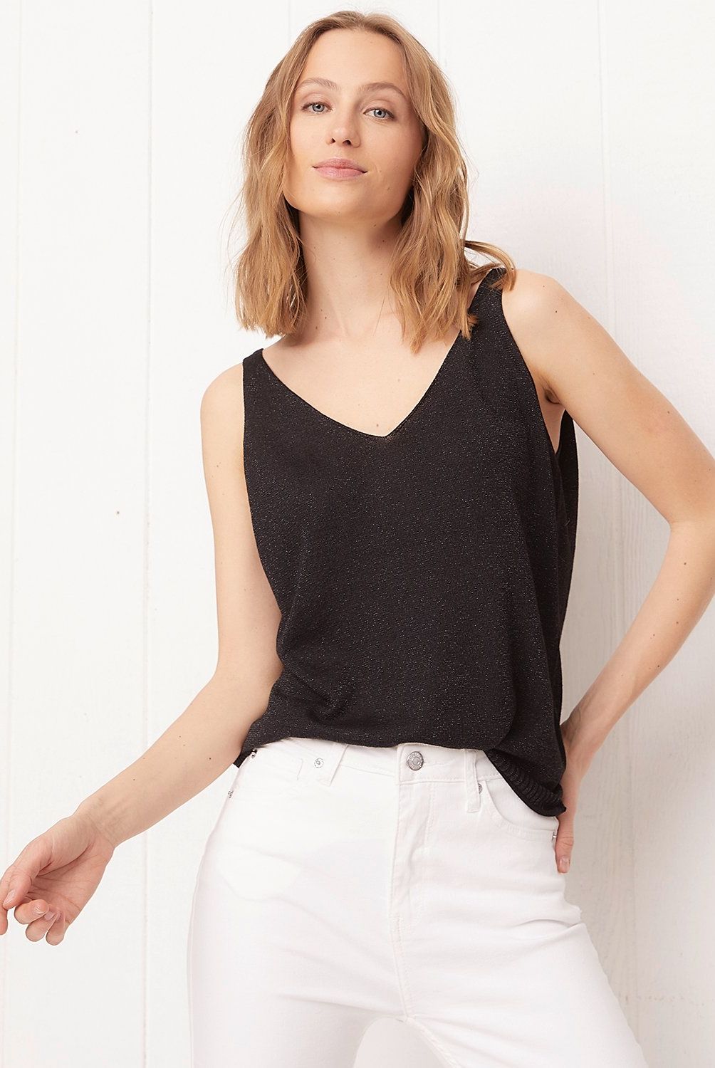 UNIVERSITY CLUB - Polera Sin Mangas Mujer University Club