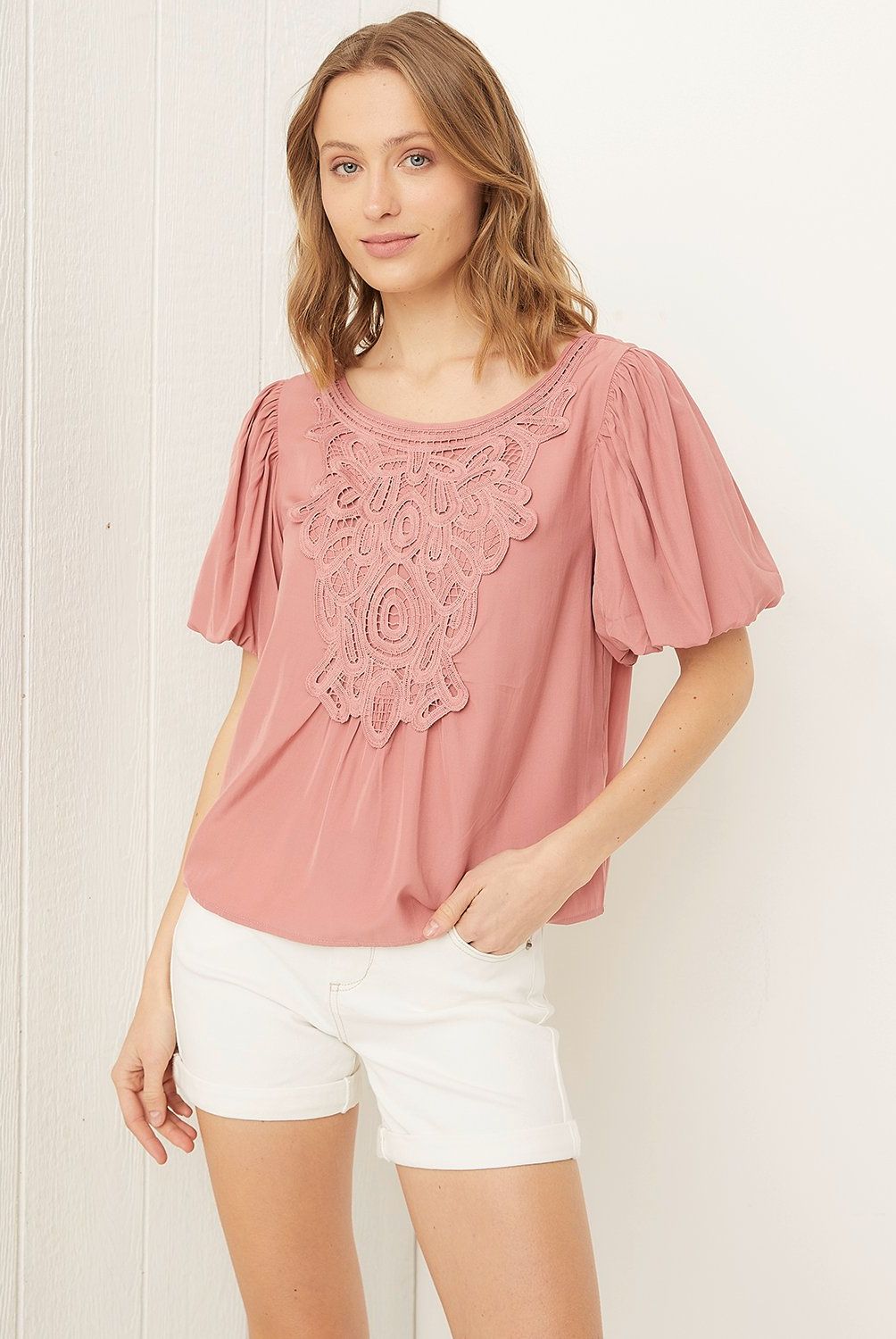 UNIVERSITY CLUB - Blusa Manga Corta Mujer University Club