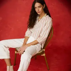 UNIVERSITY CLUB - Blusa Algodón Mujer