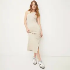 SYBILLA - Vestido Casual Algodón Maxi Mujer