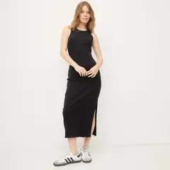 SYBILLA - Vestido Casual Algodón Maxi Mujer