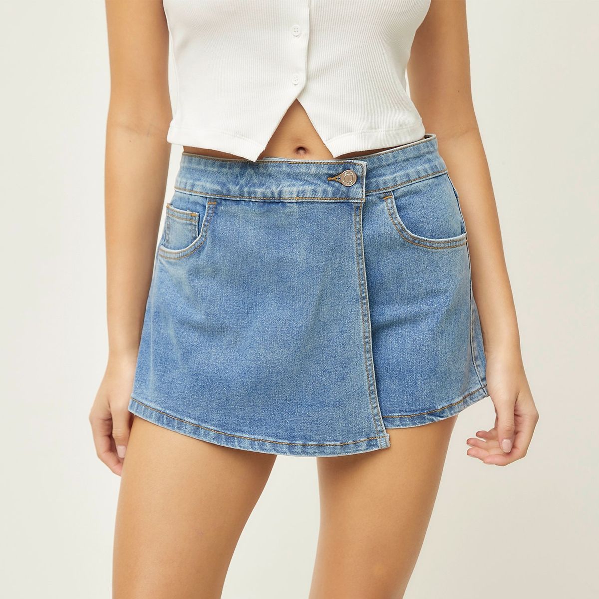 SYBILLA - Falda Short Corta Mujer Sybilla