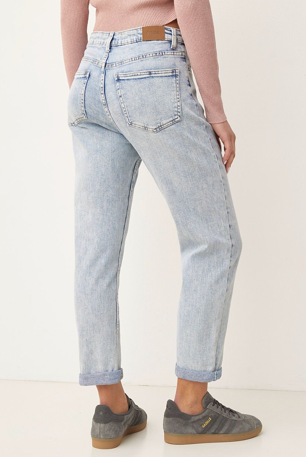 SYBILLA - Jeans Tiro Medio Mujer Sybilla