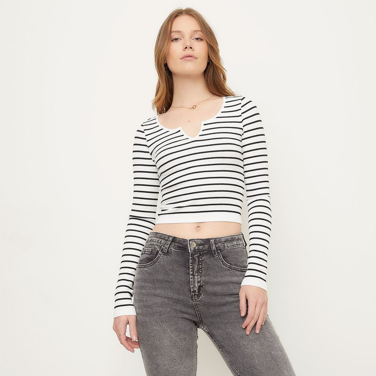 SYBILLA - Polera Casual Mujer Poliamida