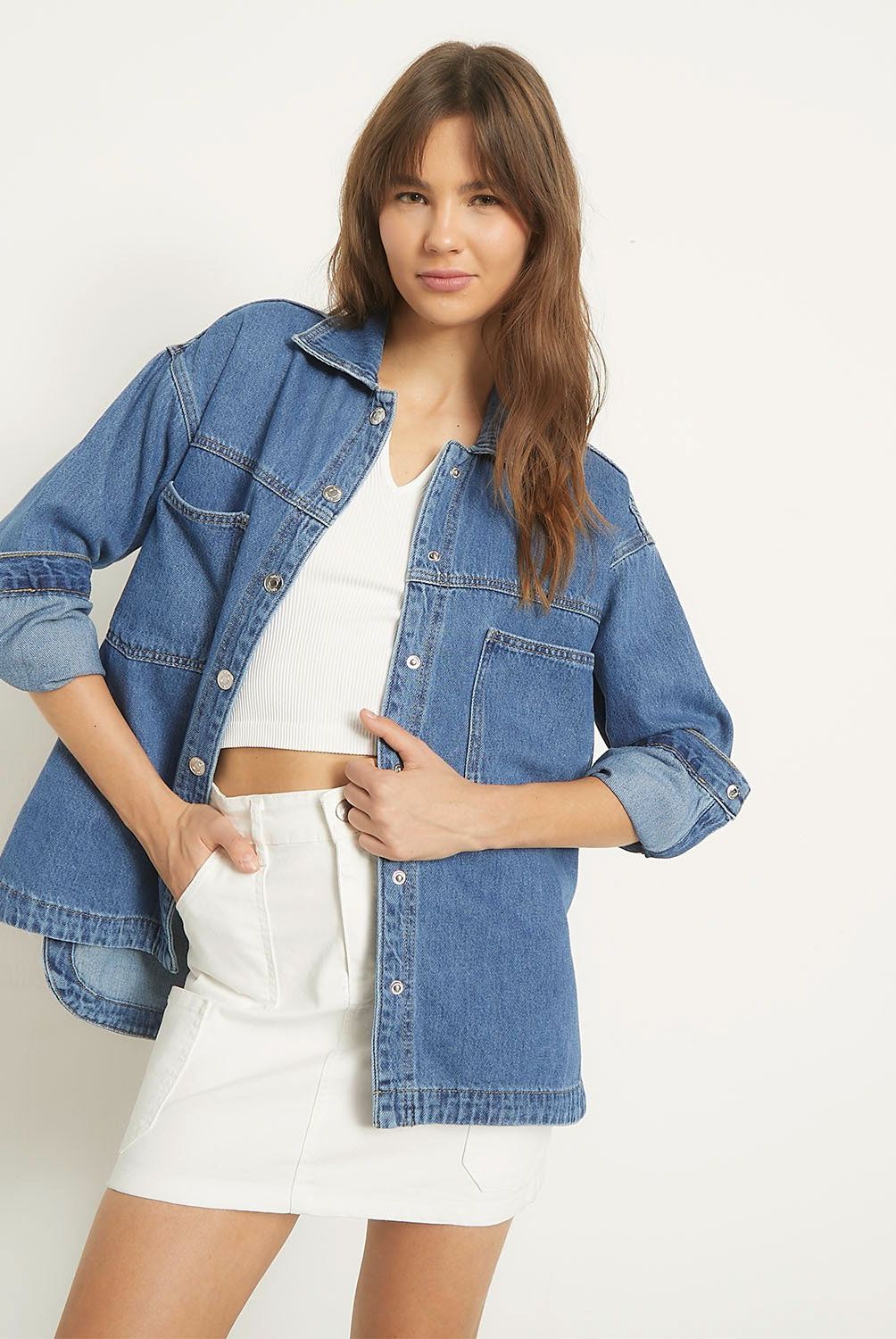 SYBILLA - Chaqueta Denim Mujer Sybilla