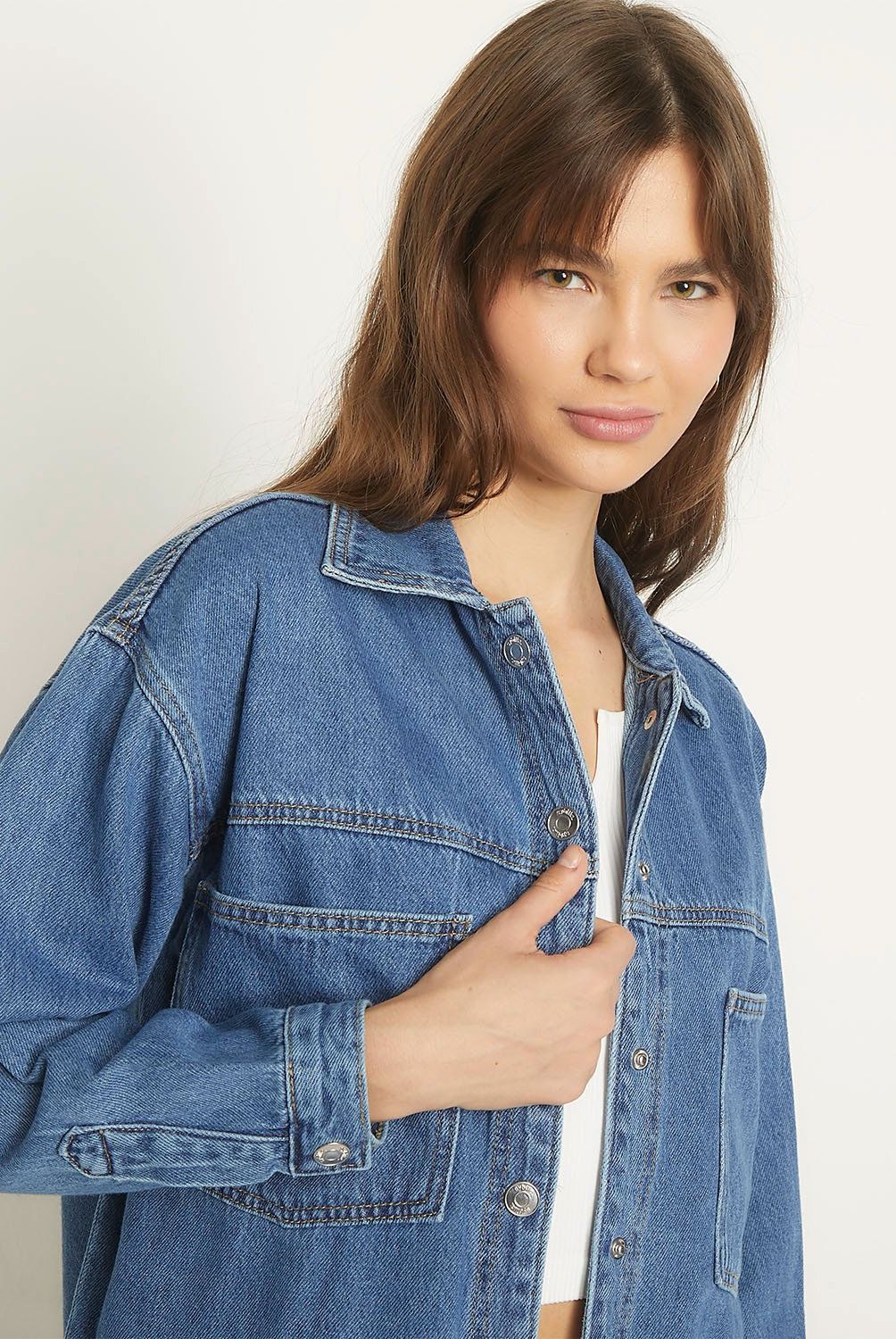 SYBILLA - Chaqueta Denim Mujer Sybilla