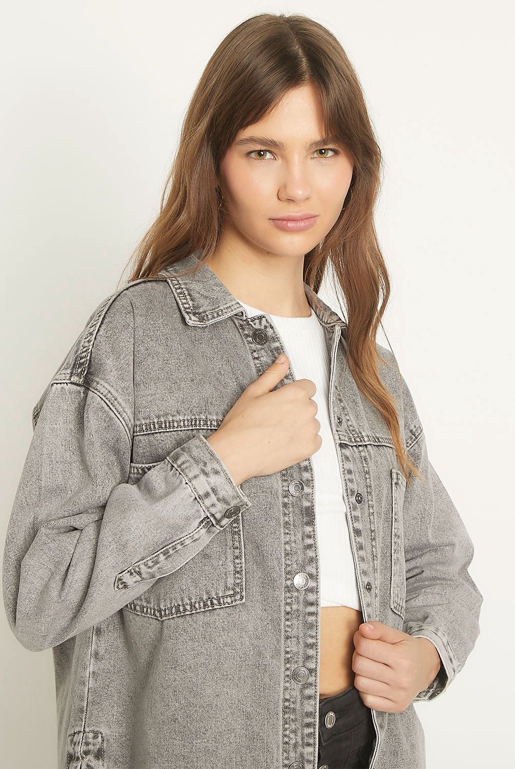 SYBILLA - Chaqueta Denim Mujer Sybilla