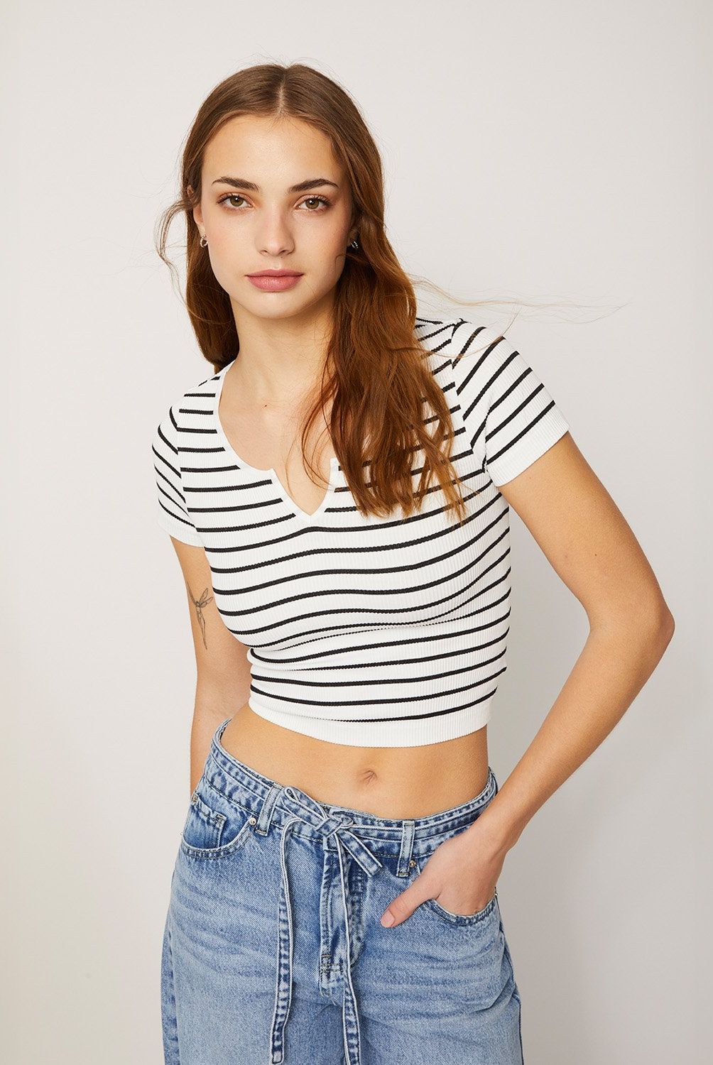 SYBILLA - Polera Manga Corta Mujer Sybilla