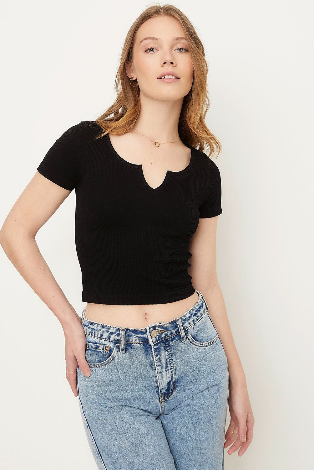 SYBILLA - Polera Manga Corta Mujer Sybilla