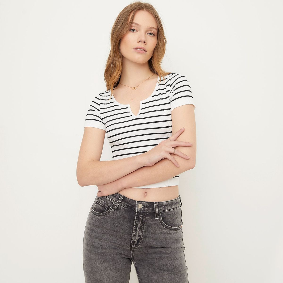 SYBILLA - Polera Manga Corta Mujer Sybilla