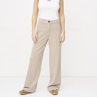 Pantalón Flare Tiro Medio Mujer