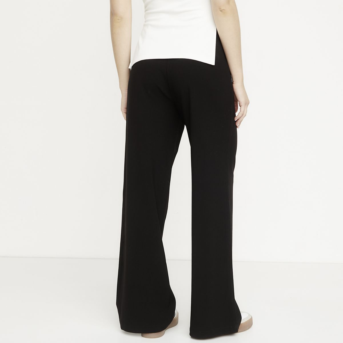 SYBILLA - Pantalón Flare Tiro Medio Mujer Sybilla