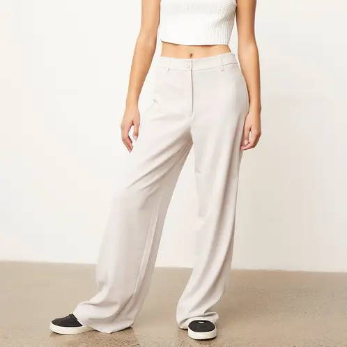 SYBILLA - Pantalón Mujer Wide Leg Casual