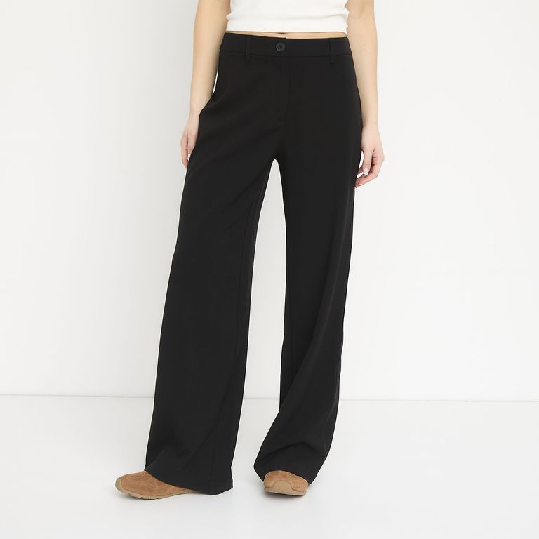 Pantalón Flare Tiro Medio Mujer