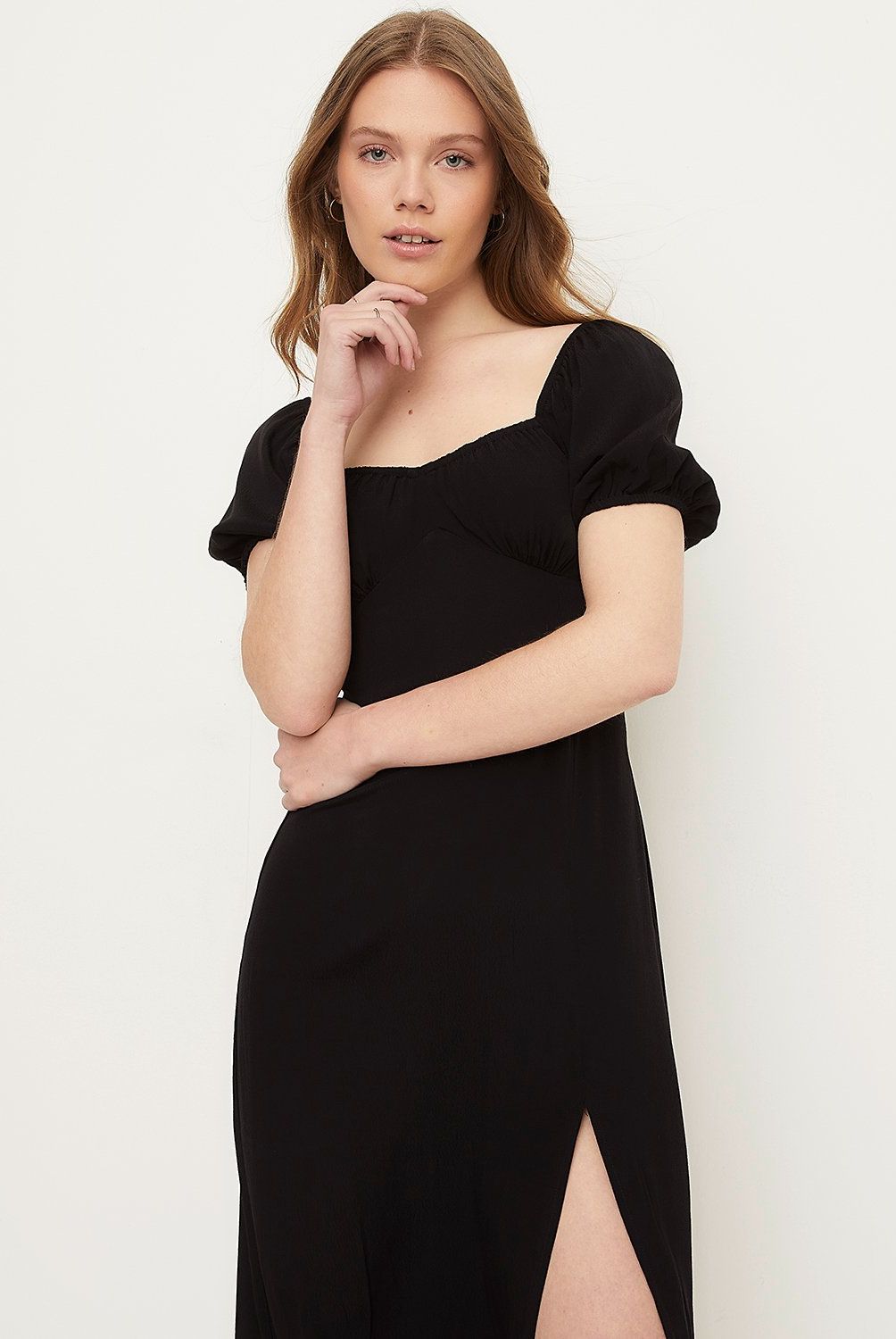 SYBILLA - Vestido Casual Viscosa Midi Mujer