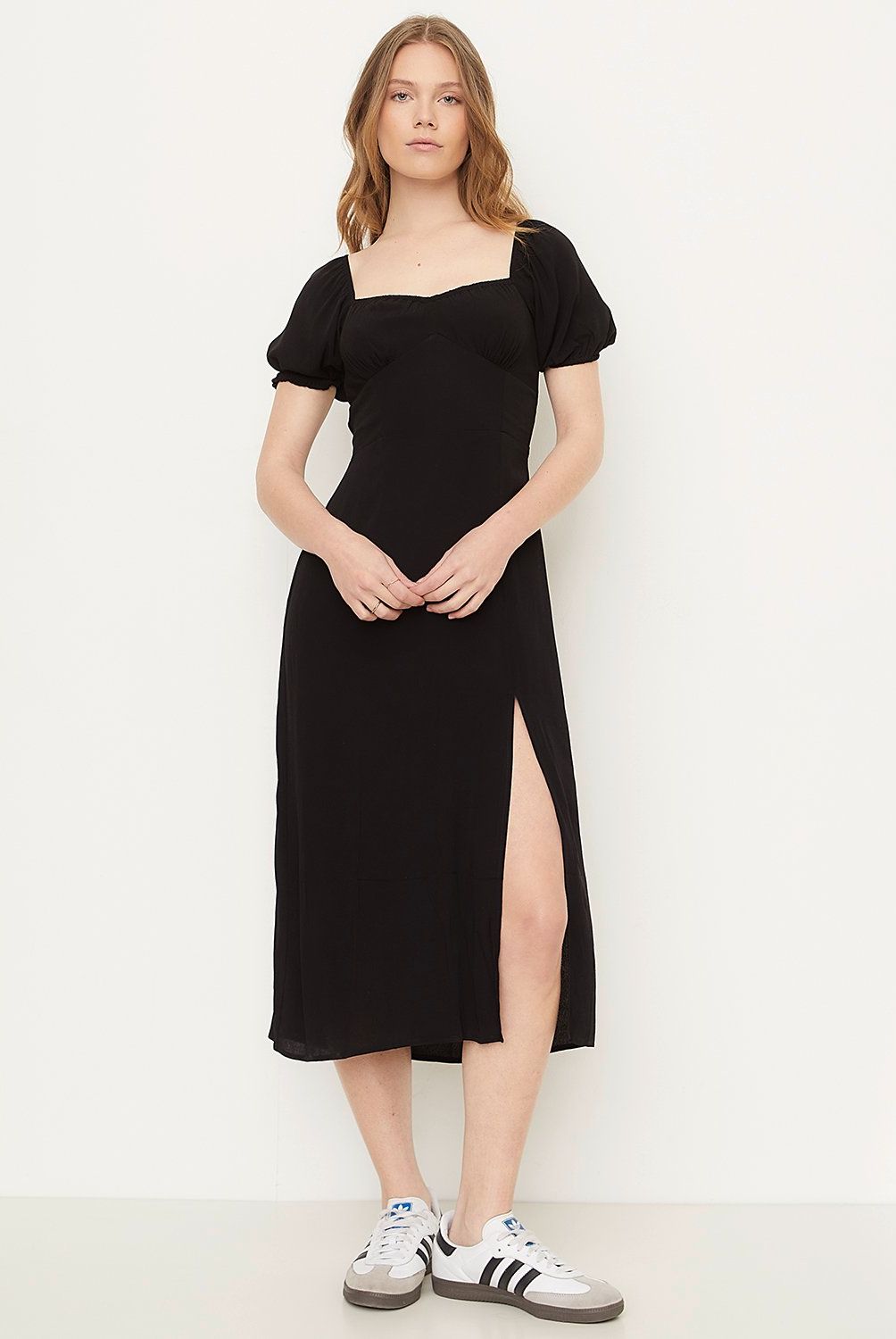 SYBILLA - Vestido Casual Viscosa Midi Mujer