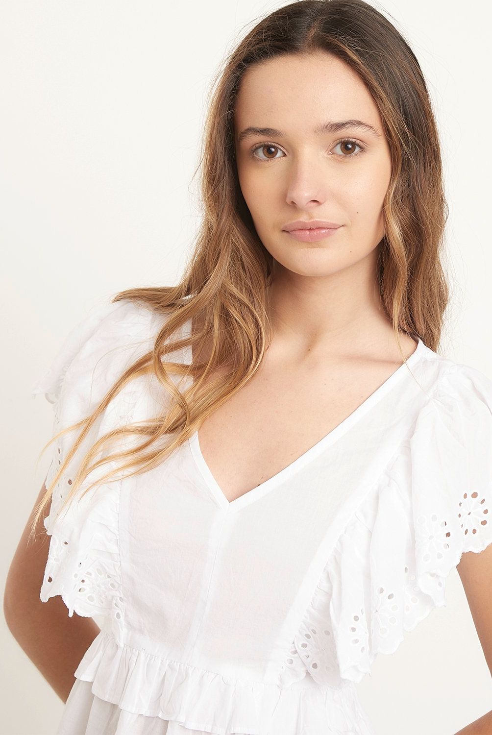 SYBILLA - Blusa Sin Mangas Algodón Mujer Sybilla