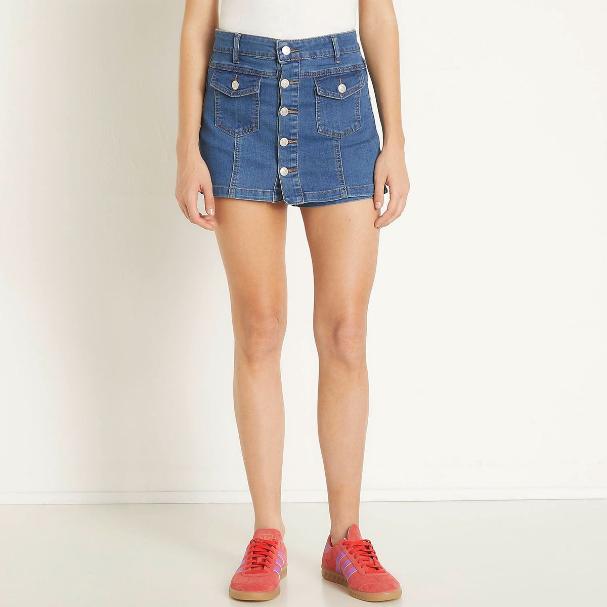 SYBILLA - Falda Mini Jean Mujer