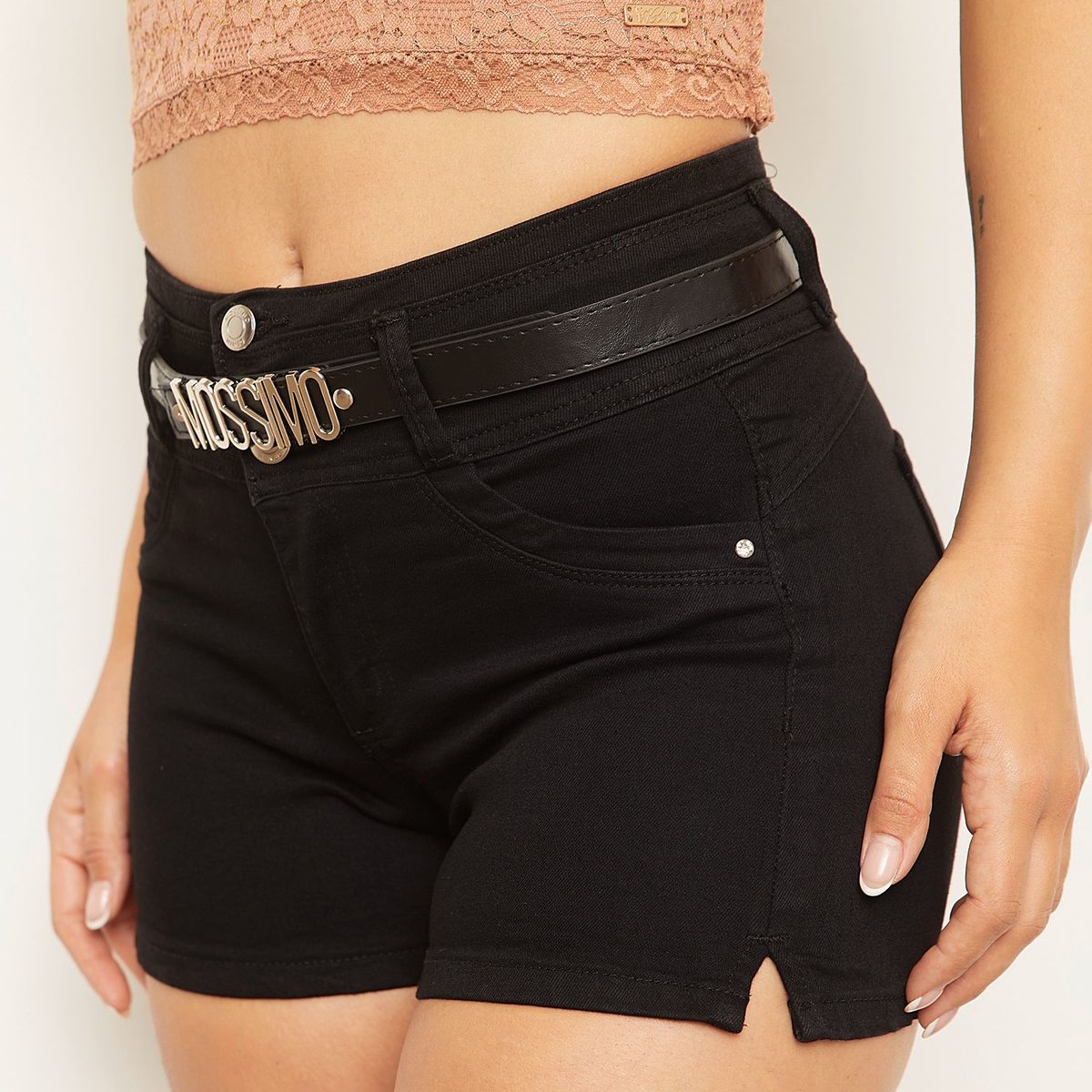 MOSSIMO - Short Mossimo Mujer Negro