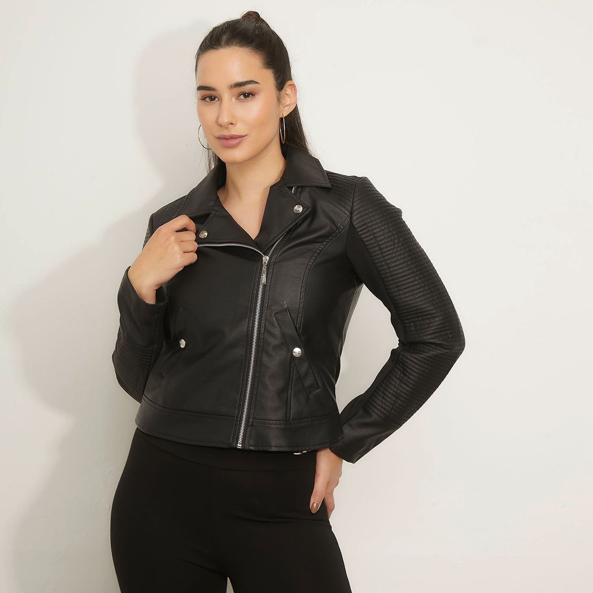MOSSIMO - Chaqueta Biker Mujer Mossimo