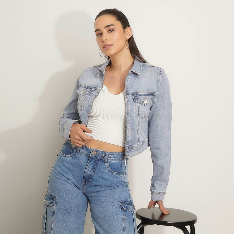 MOSSIMO Chaqueta Denim Mujer Mossimo